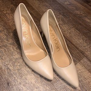 Calvin Klein Nude Heels